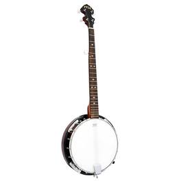 Pyle - 5-String Tunable Banjo, White Jade Pegs, Rosewood Fretboard, Maplewood Bridge - PBJ60