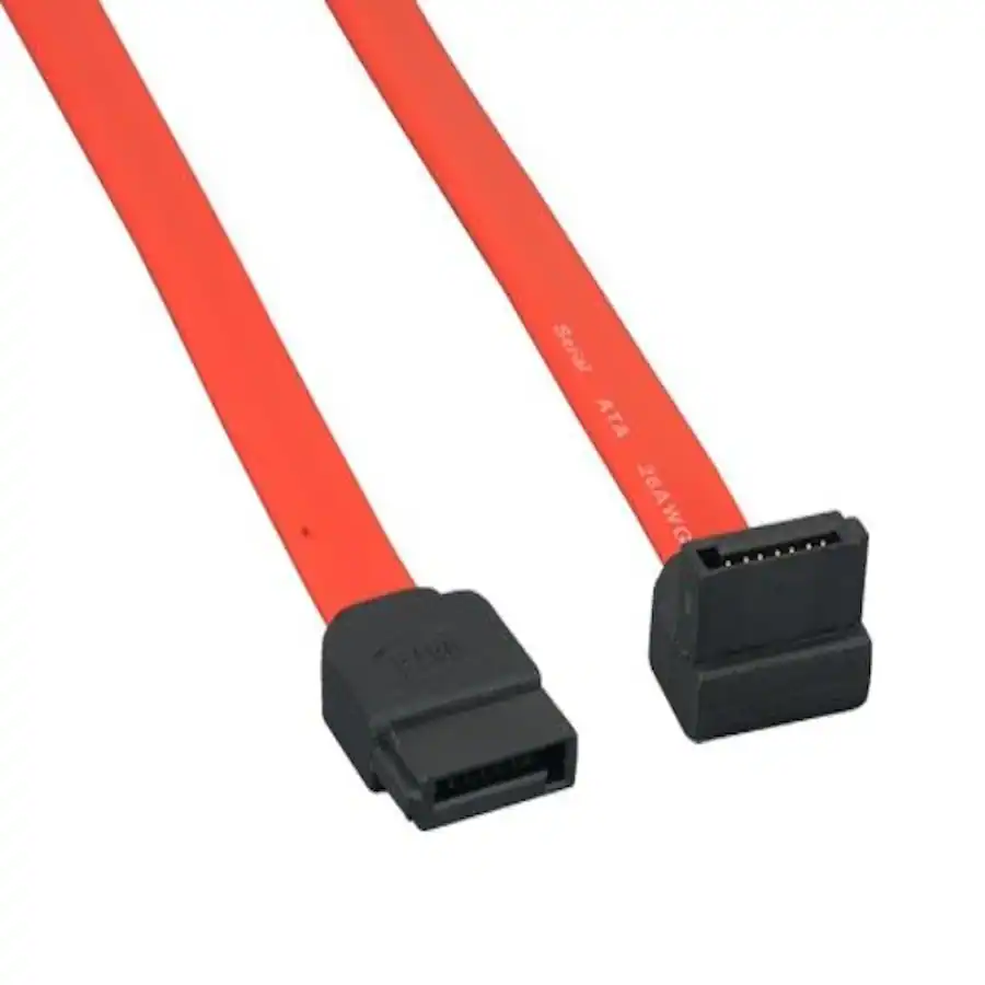 Rack Serial Ata Sanoxy 0.5m 7pin 180 Degree to 90 Degree Serial ATA Device Cable Multi ...