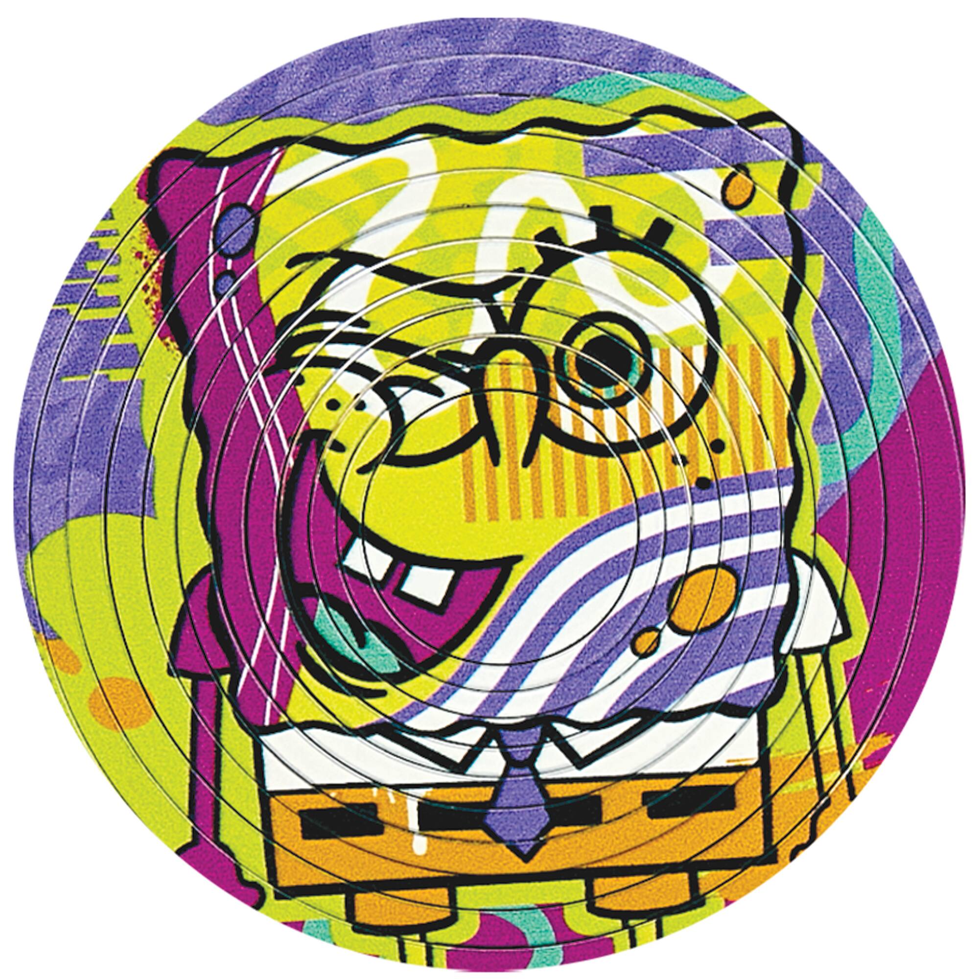 Alt View 11. TCG Toys - Spin Flip Puzzle: Spongebob & Patrick - 12 Rings, 2-In-1: Double-Sided Puzzle,8+.