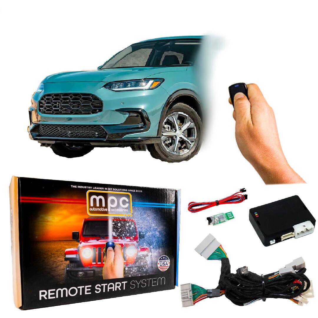 MPC - Factory Remote Activated Remote Start For 2016-2022 Honda HR-V - Push-to-Start - Black