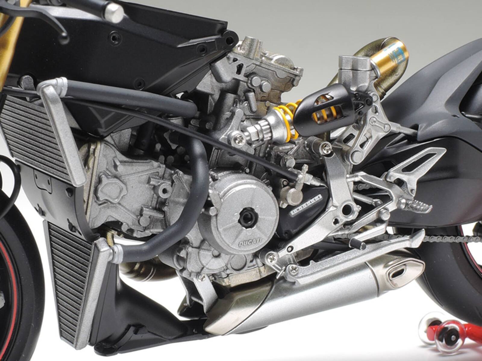 Alt View 4. Tamiya - Model Kit Ducati 1199 Panigale S Motorcycle 1/12 Scale Model by Tamiya.