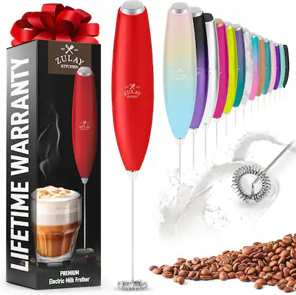 WARRANTY LIFETIME KHT x ns ZULAY KITCHEN x ZULAY PREMIUM Electric Milk Frother SNI x a ZULAY KITCHEN - x - ZULAY AUTLEN 1 + A