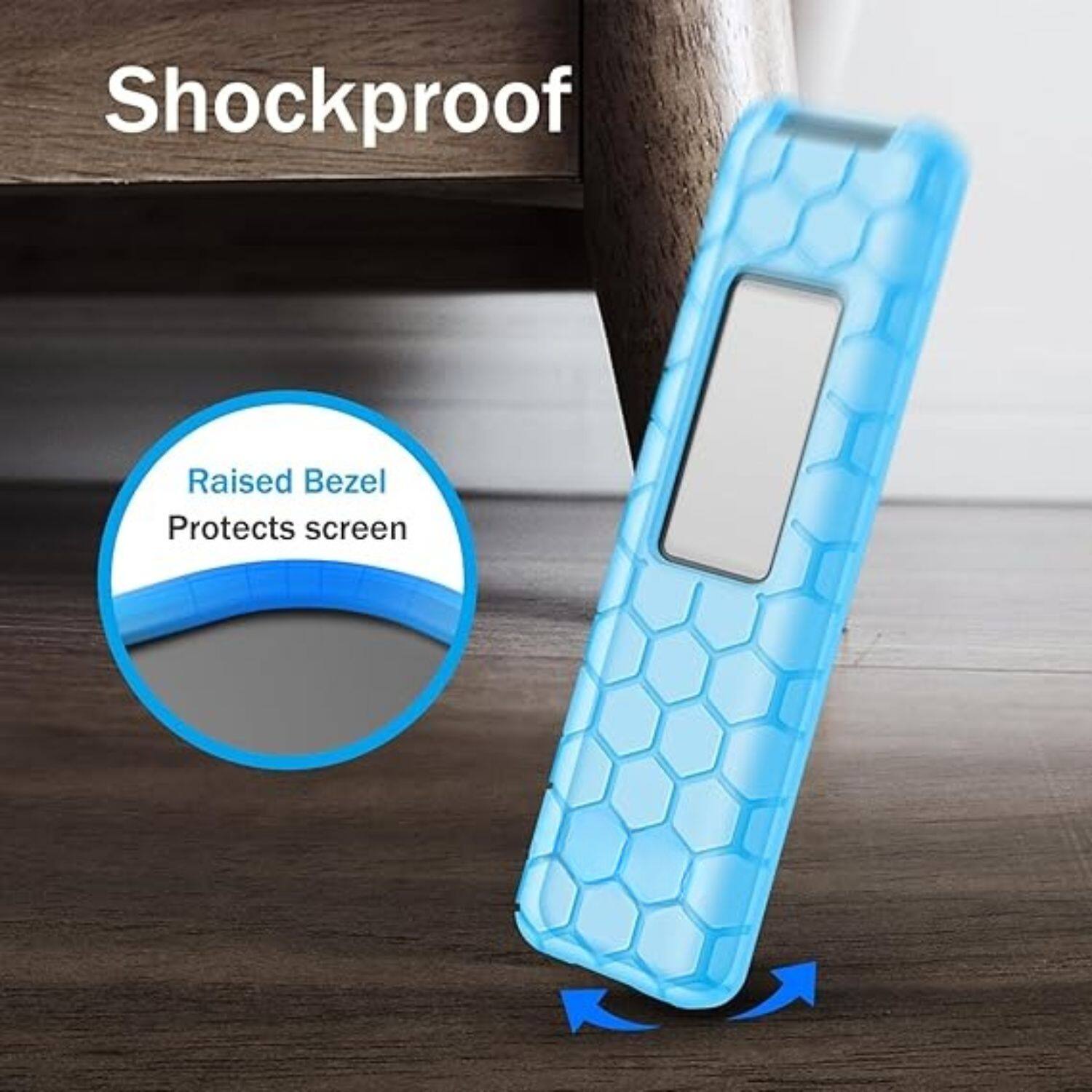 Shockproof

Raised Bezel Protects screen