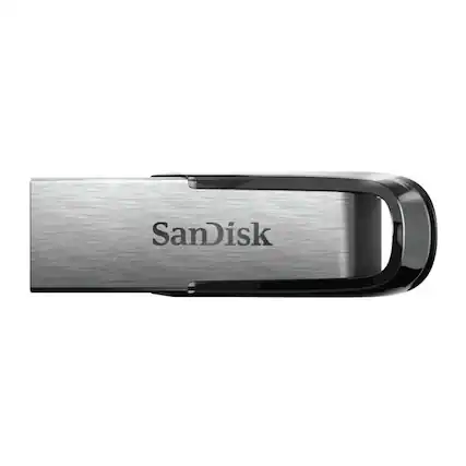 Front. SanDisk - SanDisk 256GB Ultra Flair USB 3.0 Flash Drive - Black.