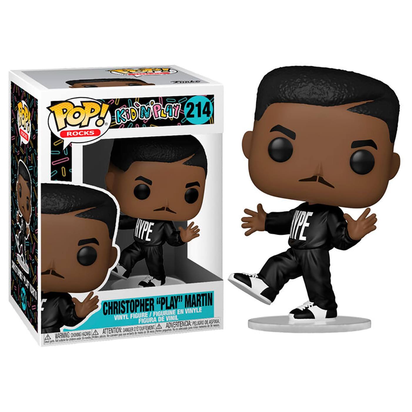 **POP! Rocks**  
**KidnPlay 214**  

**Christopher "Play" Martin**  
Vinyl Figure / Figurine en Vinyle / Figura de Vinil  

**Warning: Choking Hazard - Small parts. Not for children under 3 years.**  
**Attention: Danger d'étouffement - Petites pièces. Ne convient pas aux enfants de moins de 3 ans.**  
**Advertencia: Peligro de asfixia - Piezas pequeñas. No es adecuado para niños menores de 3 años.**