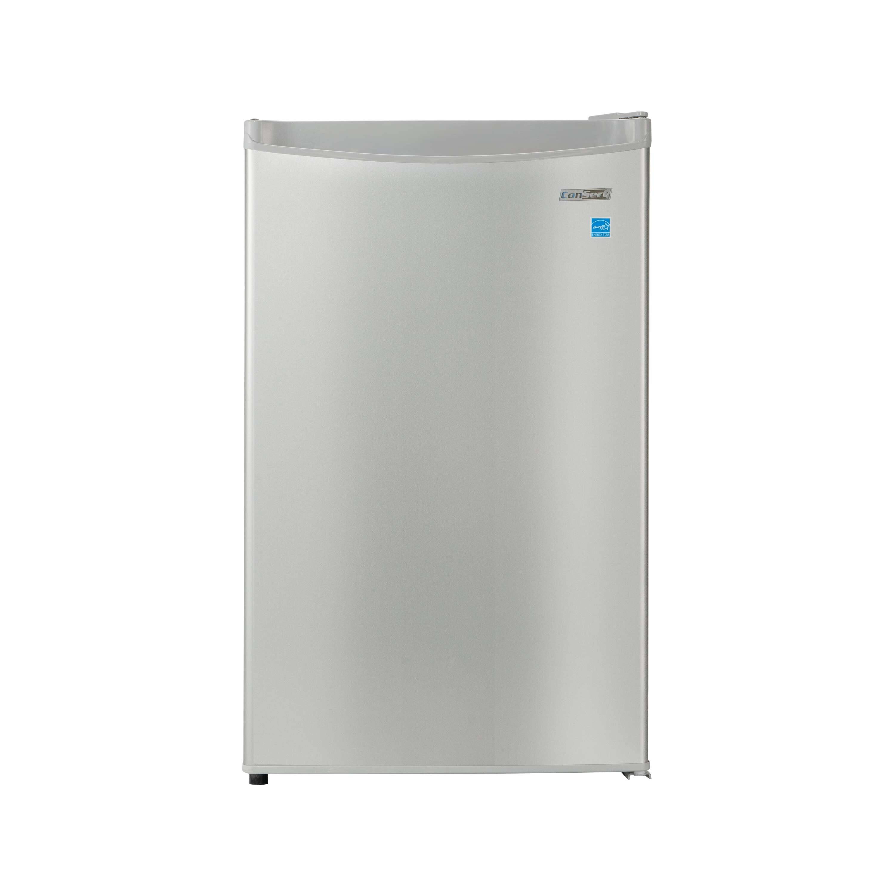 Front. Conserv - Conserv 3.1 cu. ft. Garage Ready Compact Upright Freezer REVERSIBLE DOOR Freestanding 110V Energy Star - Stainless.
