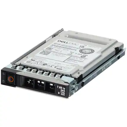 + a BART DELL EMC CR
7.68 TB 20 F8 007T LR
MEO STATE DRIVE
Pnrs AReCE BTEE
0:09 0 08712/21
7.68 TB SAS 8 12Gb SSD