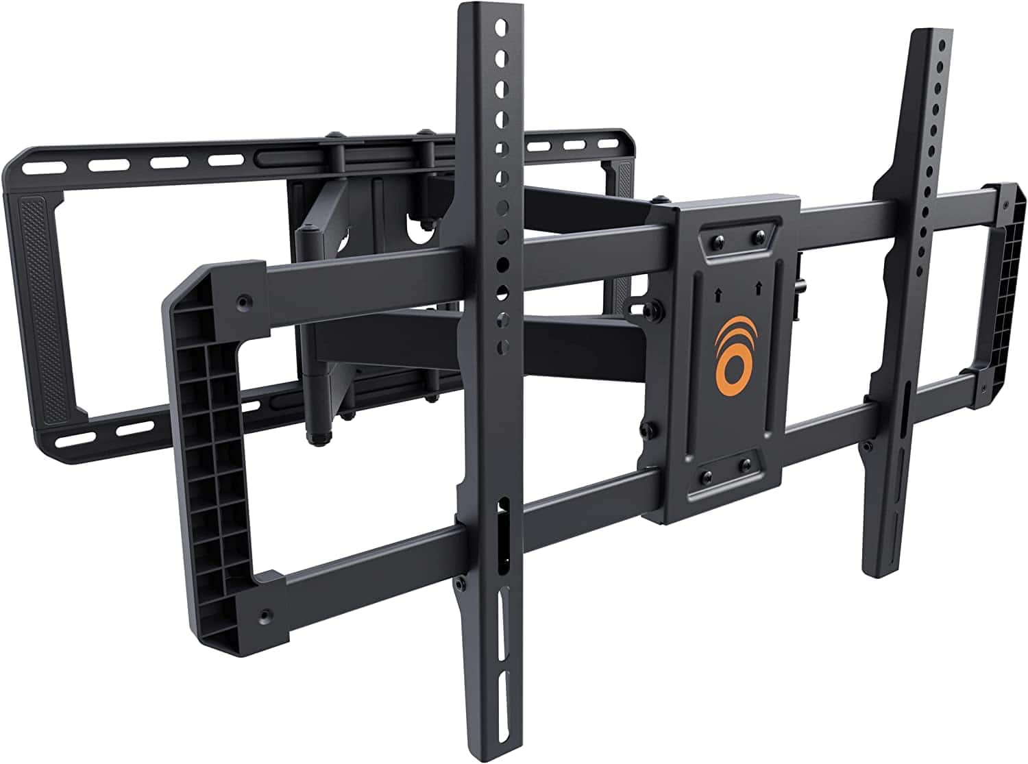 Front. ECHOGEAR - MaxMotion TV Wall Mount for Large TVs 42" to 90" - Swivel, Tilt, & Extension - Includes Hardware & Drill Template - Black.