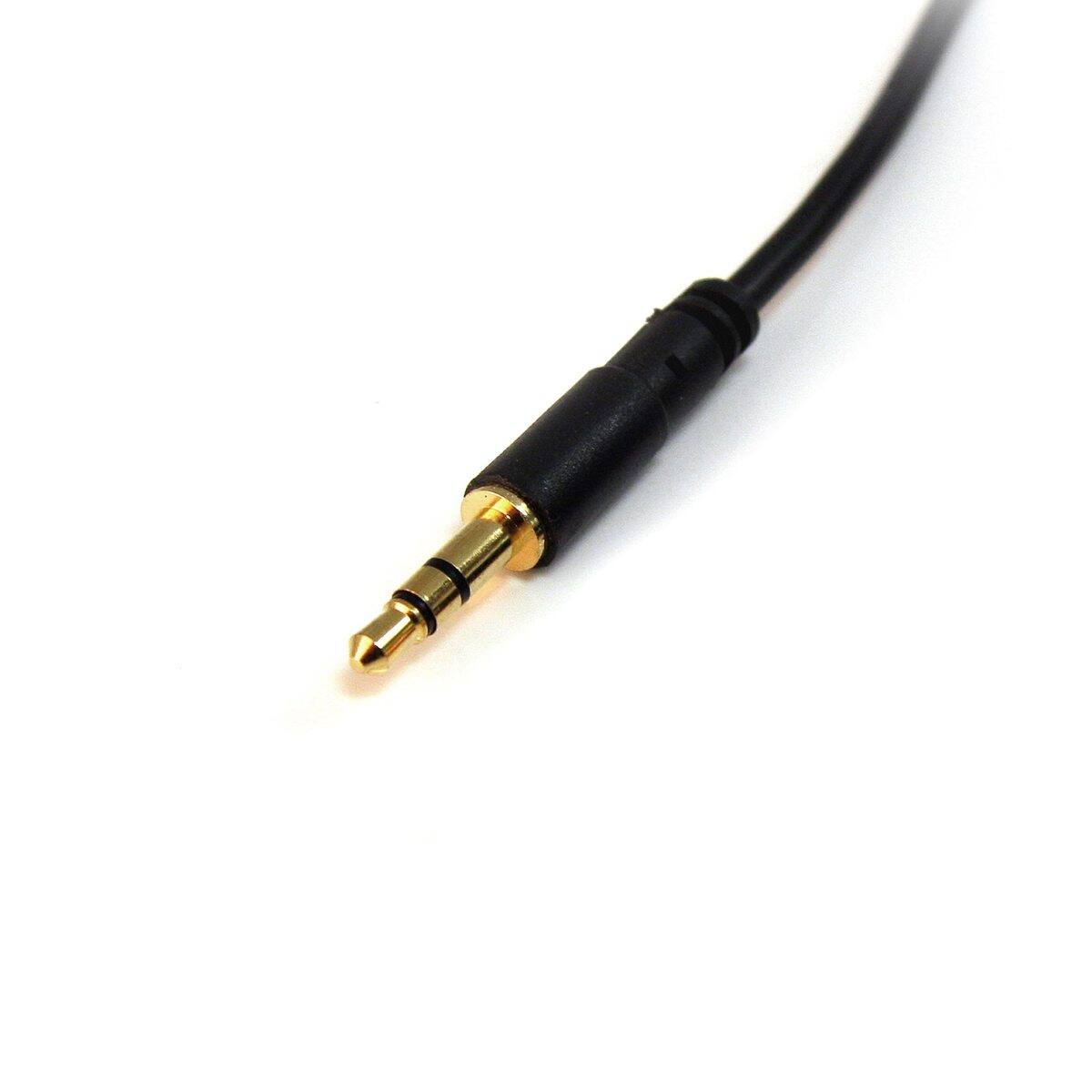 StarTech.com StarTech 10' Slim Stereo Audio Cable with 3.5mm Mini Jack ...