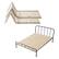 Front. VEVOR - Full Size Bunkie Board, 0.4 in Foldable Bed Board Slats with Connection, Wooden Mattress Support for Full Size Bed - Wood.