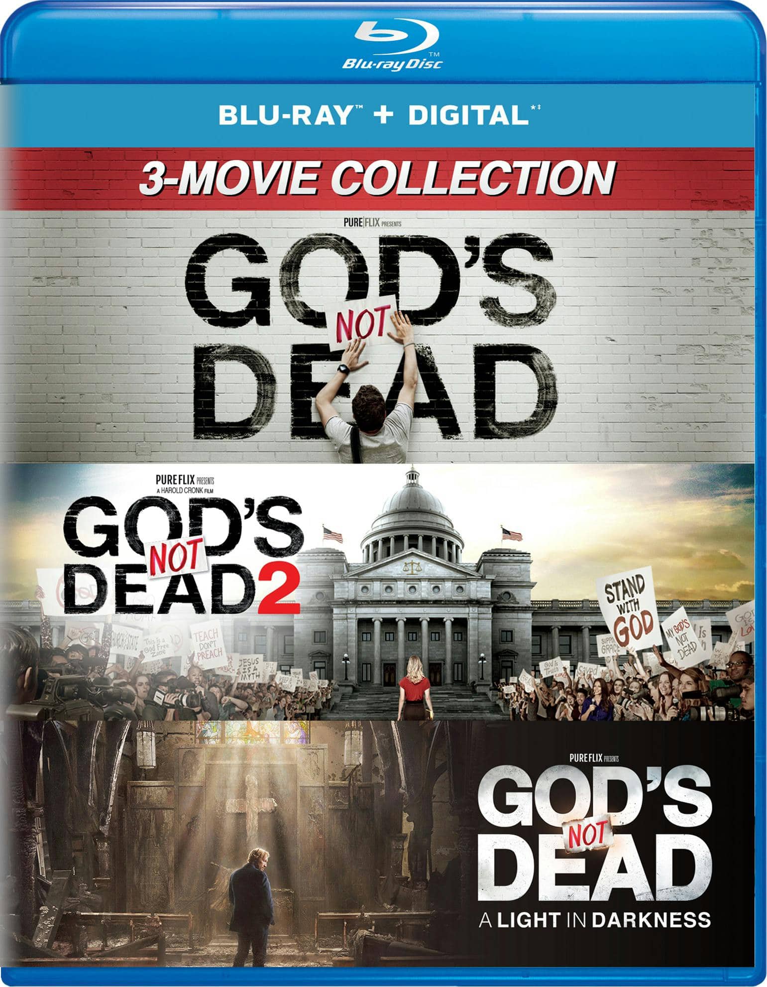 Front. God's Not Dead: 3-movie Collection (Blu-ray Triple Feature) [Blu-ray].
