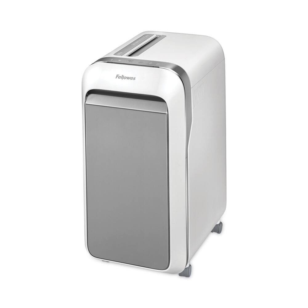Front. Fellowes - 5015501 Powershred LX220 20 Manual Sheet Capacity Micro-Cut Shredder - White - White.