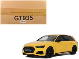 2024 Audi RS 4 "25th Anniversary" 1/18 Model Car by GT Spirit - Yellow