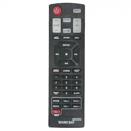 VINABTY - New AKB73575401 AKB73575402 Replaced Remote Fits for LG Sound Bar NB2420A NB2520A NB2530A NB3520A NB3530A NB3730A - Black