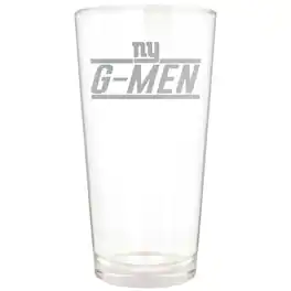 Great American Products - New York Giants Etched 16oz. Rally Cry Pint Glass - Multicolor