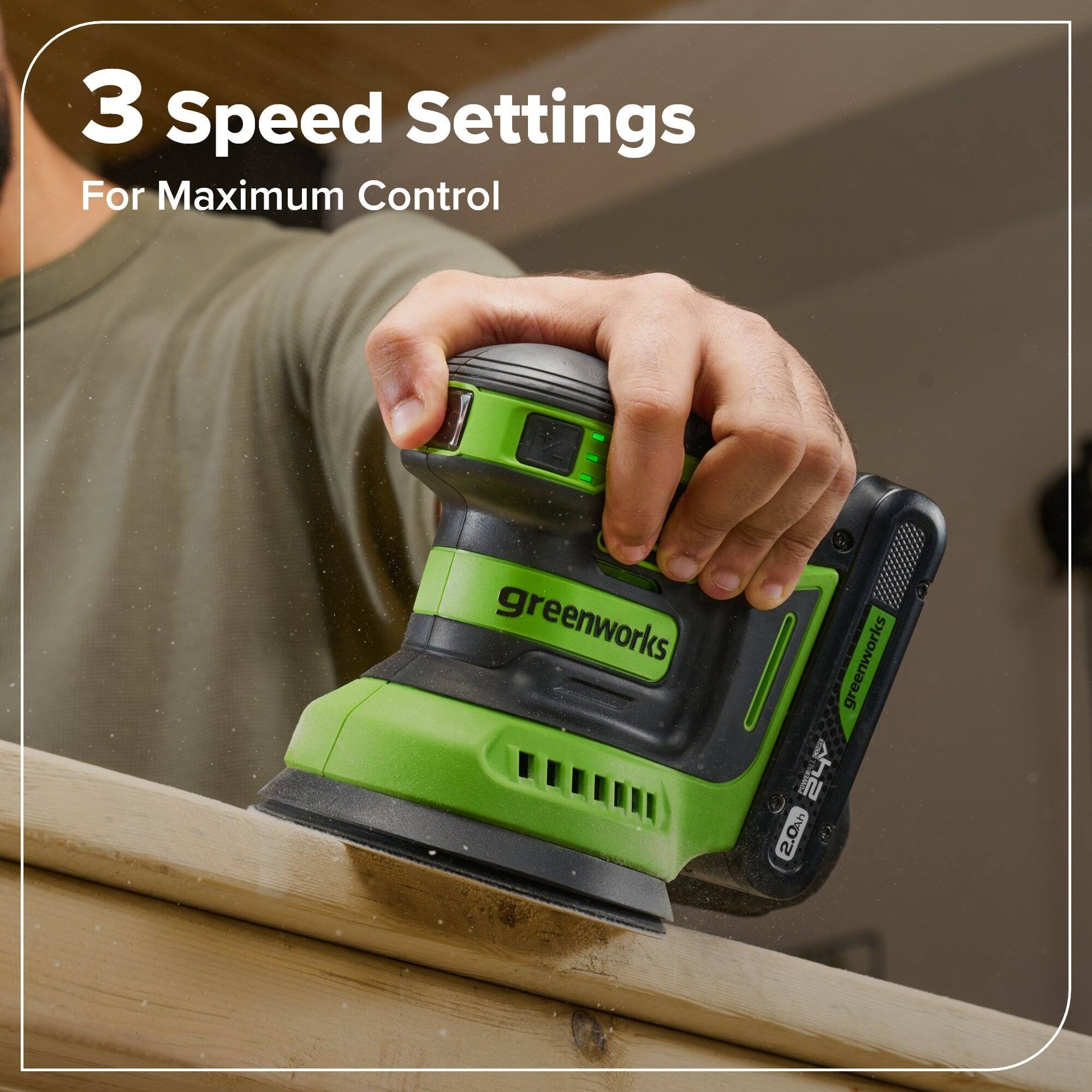 3 Speed Settings  
For Maximum Control