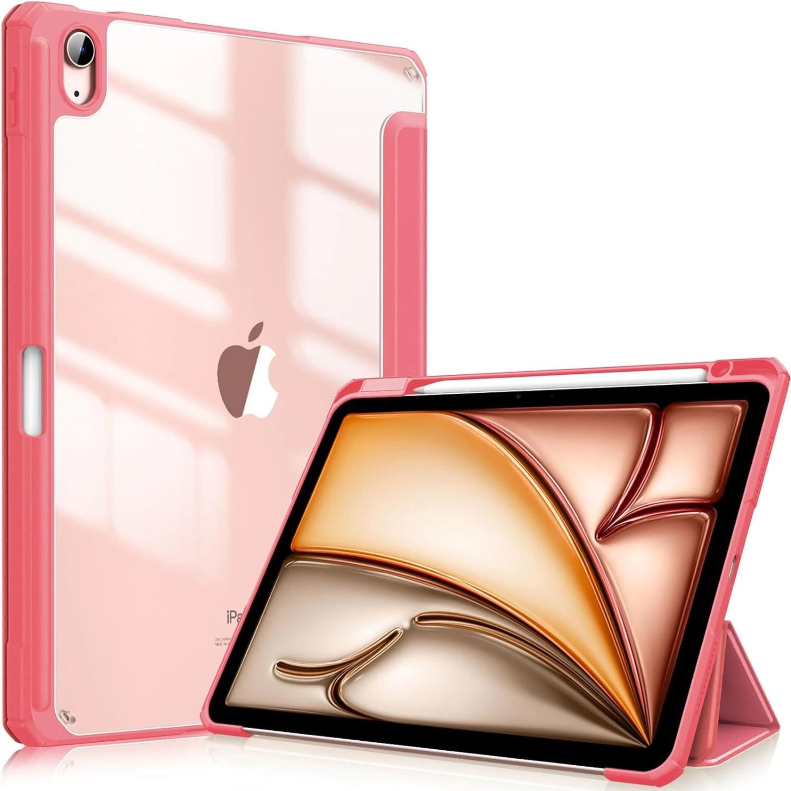 Kitcheniva - Shockproof Hybrid Slim Case For iPad Air 11 Inch M2 2024 With Pencil Holder - Watermelon