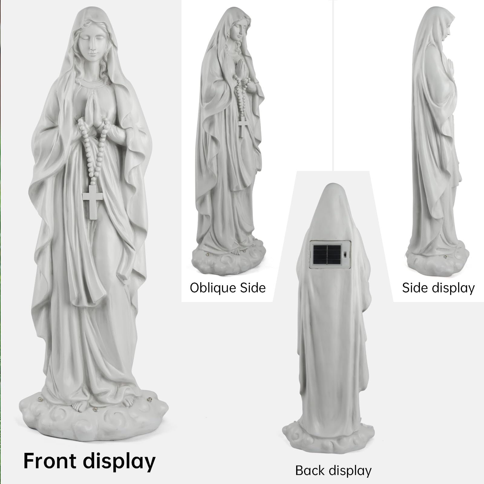 - Front display
- Oblique Side
- Side display
- Back display
