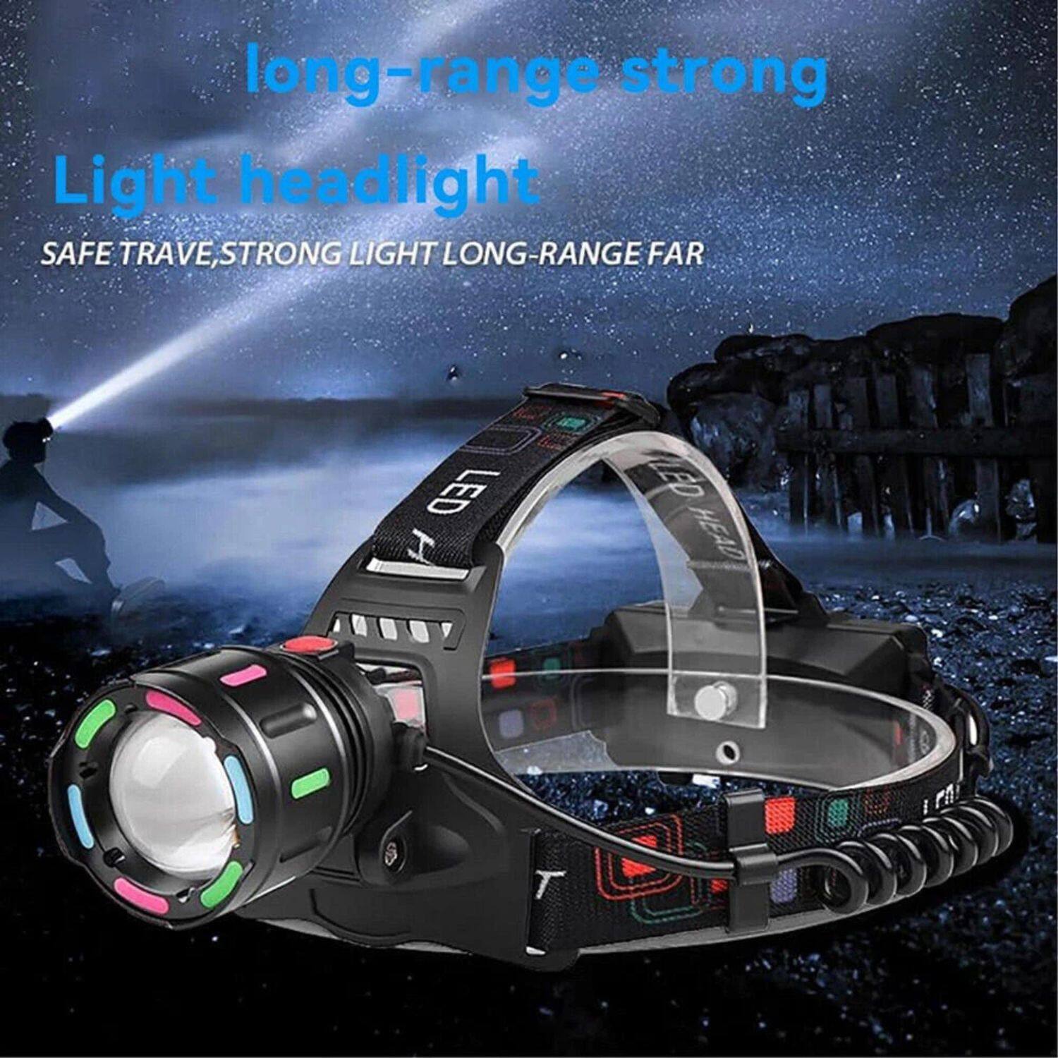 long-range strong  
Light headlight  
SAFE TRAVEL, STRONG LIGHT LONG-RANGE FAR