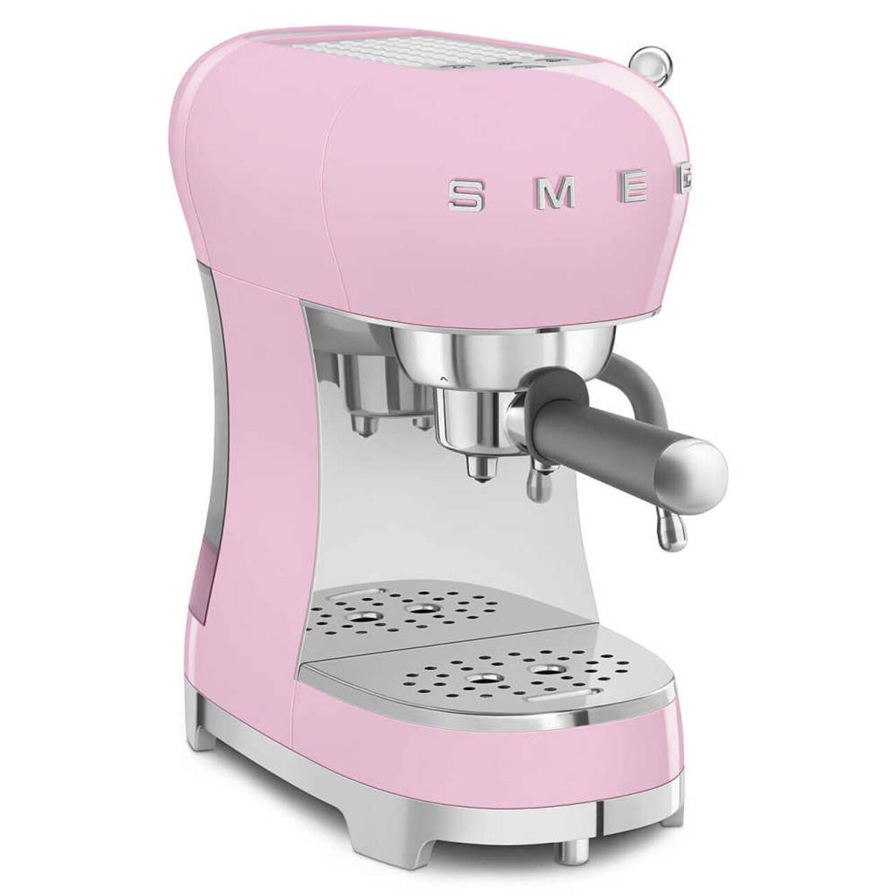 SMEG - Manual Espresso Machine ECF02 - Pink