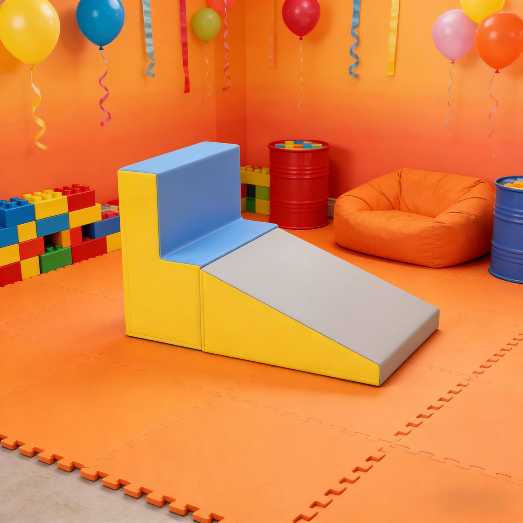 Siljoy - 2-Piece Soft Foam Play Set, Ladder & Ramp, for Toddlers 12-36 Months, Phthalate-Free, Easy-Clean, No Assembly - Multicolor price history on PriceWatchPro