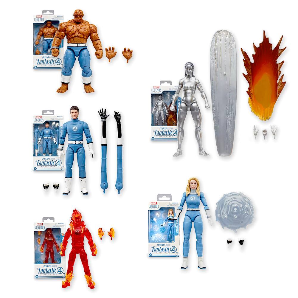 Hasbro - The Fantastic Four: First Steps Marvel Legends Series (5-Piece Bundle)