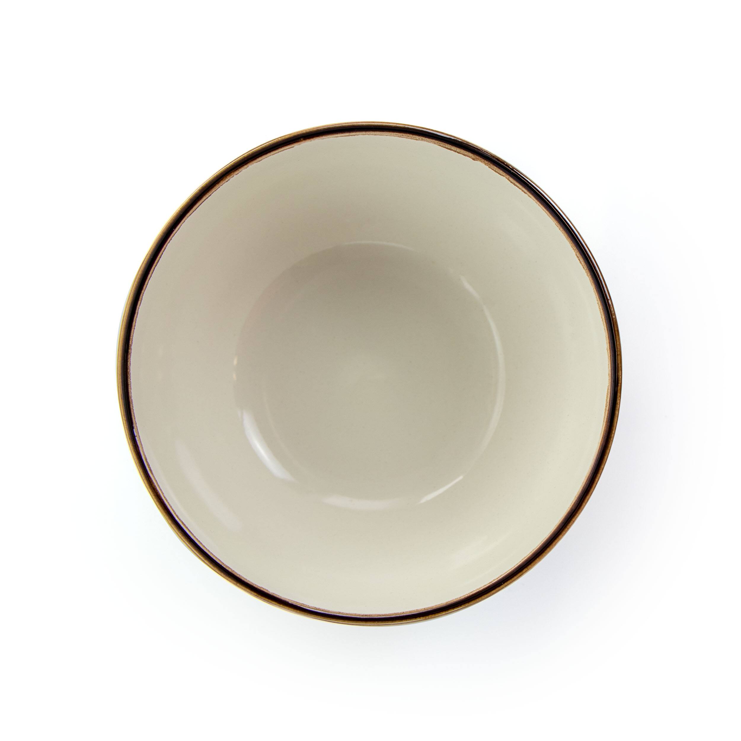 Alt View 5. Elama - Elama Contessa 16 Piece Embossed Scalloped Stoneware Dinnerware Set in Ivory - Ivory.