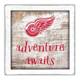 Fan Creations - Detroit Red Wings 14'' x 13'' Adventure Awaits Money Box - Multicolor
