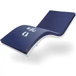 Invacare - Solace Mattress – Premium Zoned Pressure Relief With Dual Layer Foam & Waterproof Cover - Blue