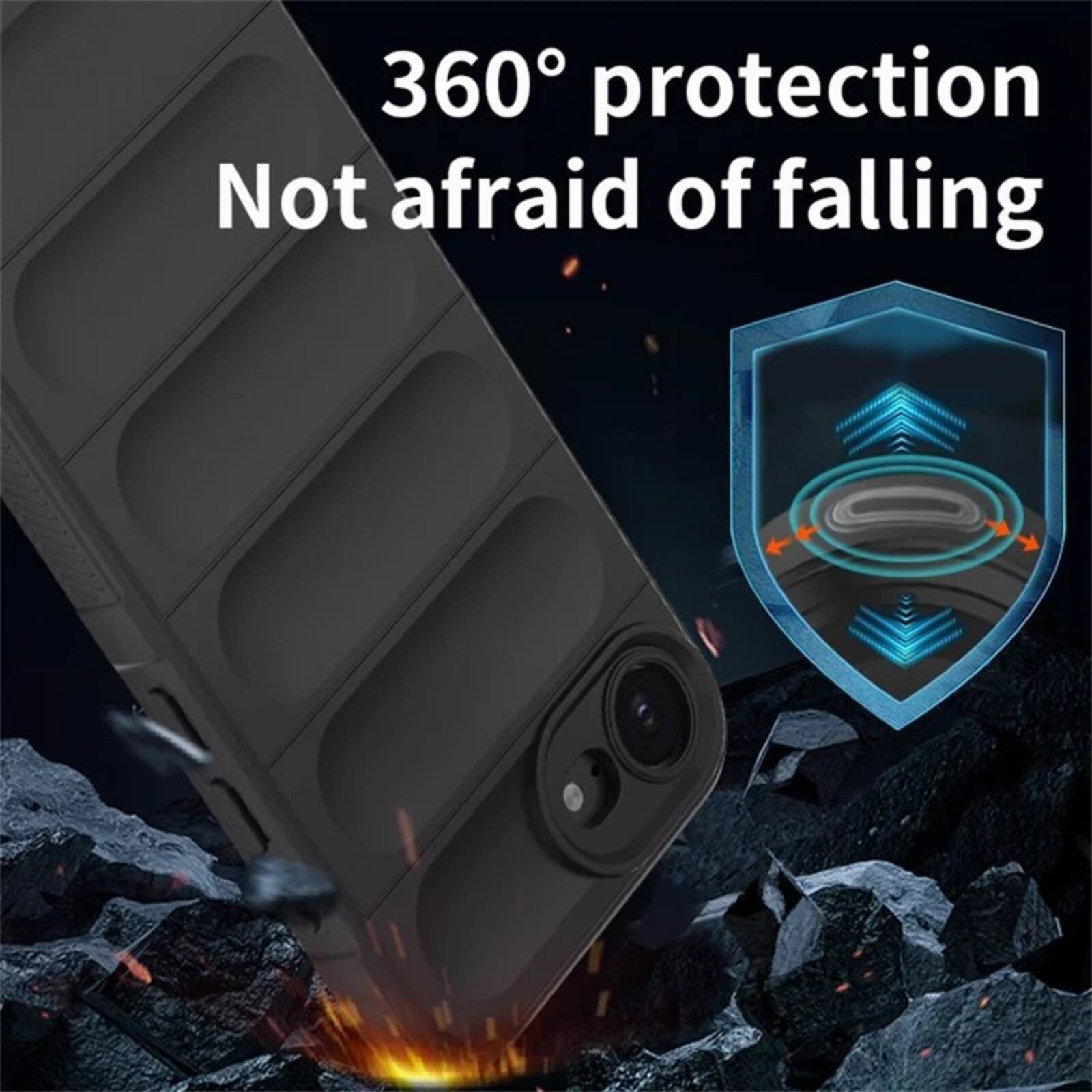 360° protection  
Not afraid of falling