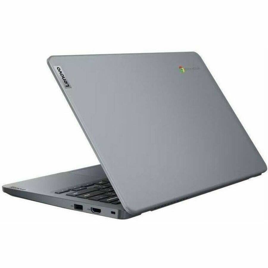 Alt View 5. Lenovo - Lenovo 14" HD Chromebook Intel N100 4GB RAM 32GB eMMC Storm Gray? - Storm Gray.