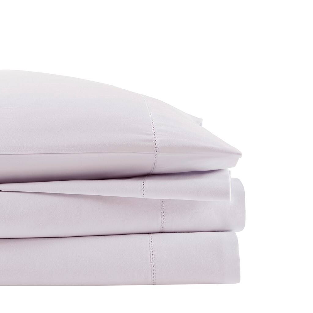 Alt View 2. Gracie Mills - Gracie Mills Evangeline 500TC Deep Pocket Sateen Weave Egyptian Cotton Sheet Set - Lilac.