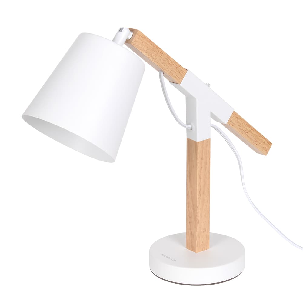 Oumilen - White Square Column Table Lamp