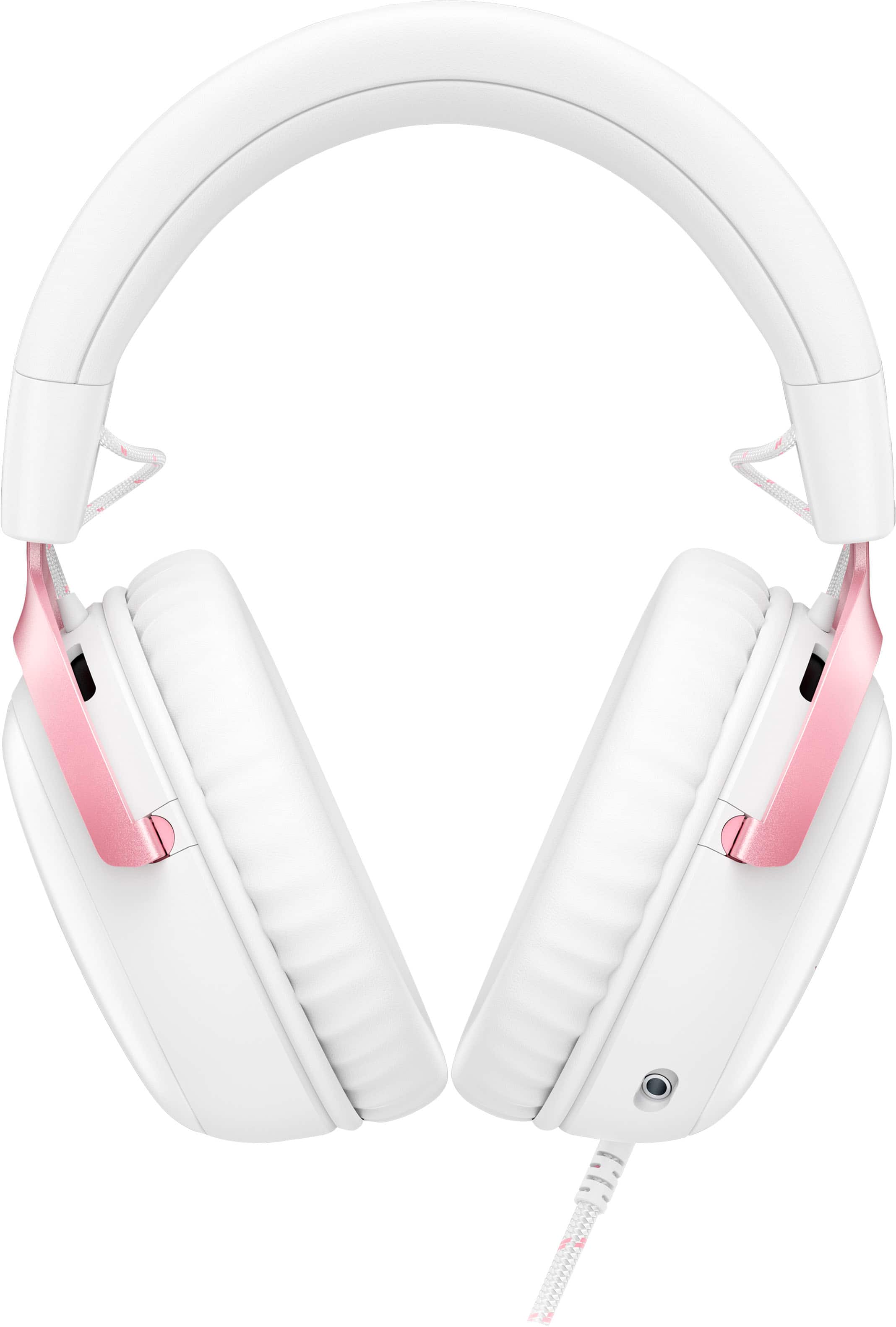 Alt View 9. HyperX - Cloud III Wired Gaming Headset for PC, PS5, PS4, Xbox Series X|S, Xbox One, Nintendo Switch, and Mobile - White/Pink.