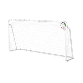 Anysun - 6X12FT Soccer Goal for Backyard Portable Soccer Net with High-Strength Nets - White