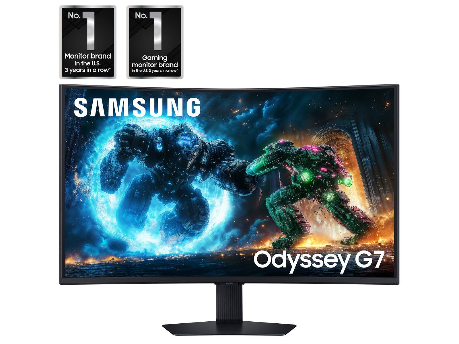 No. 1 Monitor brand in the U.S. 3 years in a row
No. 1 Gaming monitor brand in the U.S. 3 years in a row
SAMSUNG Odyssey G7