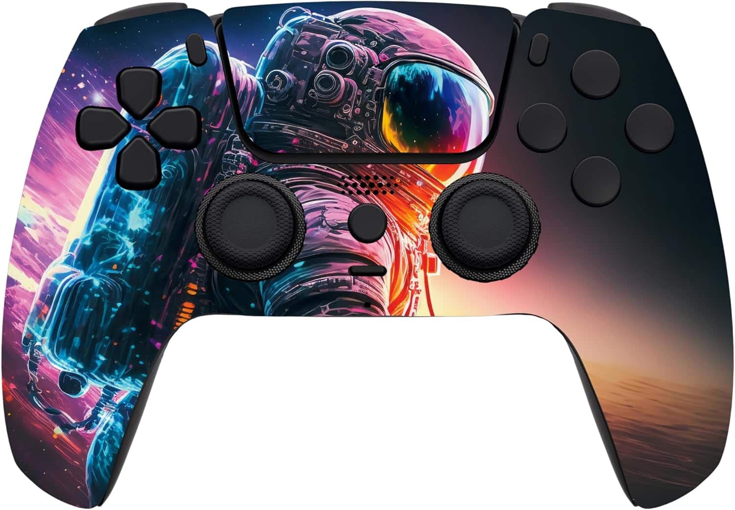 Front. Custom Controllerzz - Custom Wireless Controller for PS5 - Astronaut.
