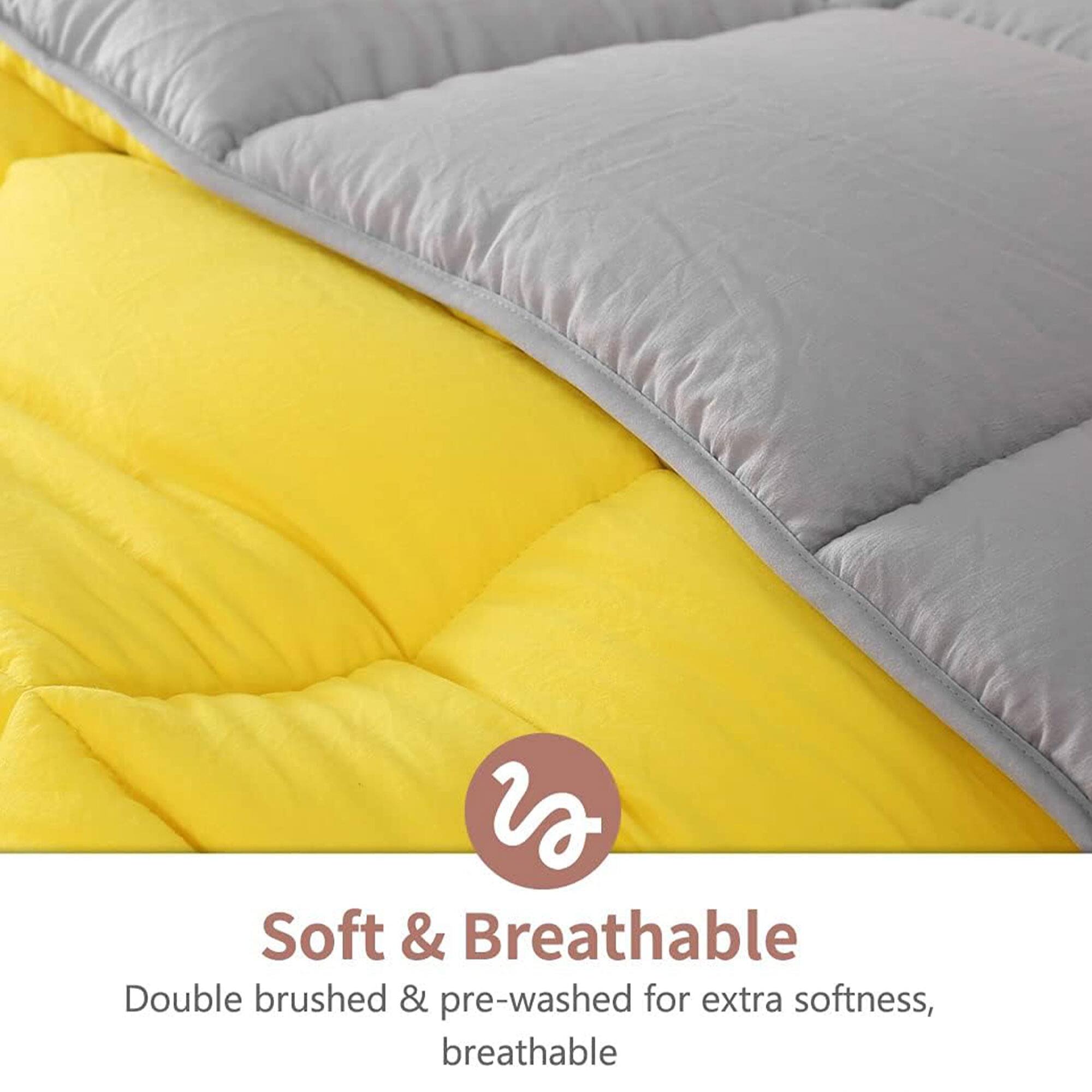 Soft & Breathable  
Double brushed & pre-washed for extra softness, breathable