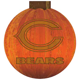 Fan Creations - Chicago Bears 12'' Pumpkin Sign - Orange