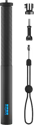 Front. GoPro - 40in (1m) Carbon Fiber Extension Pole.