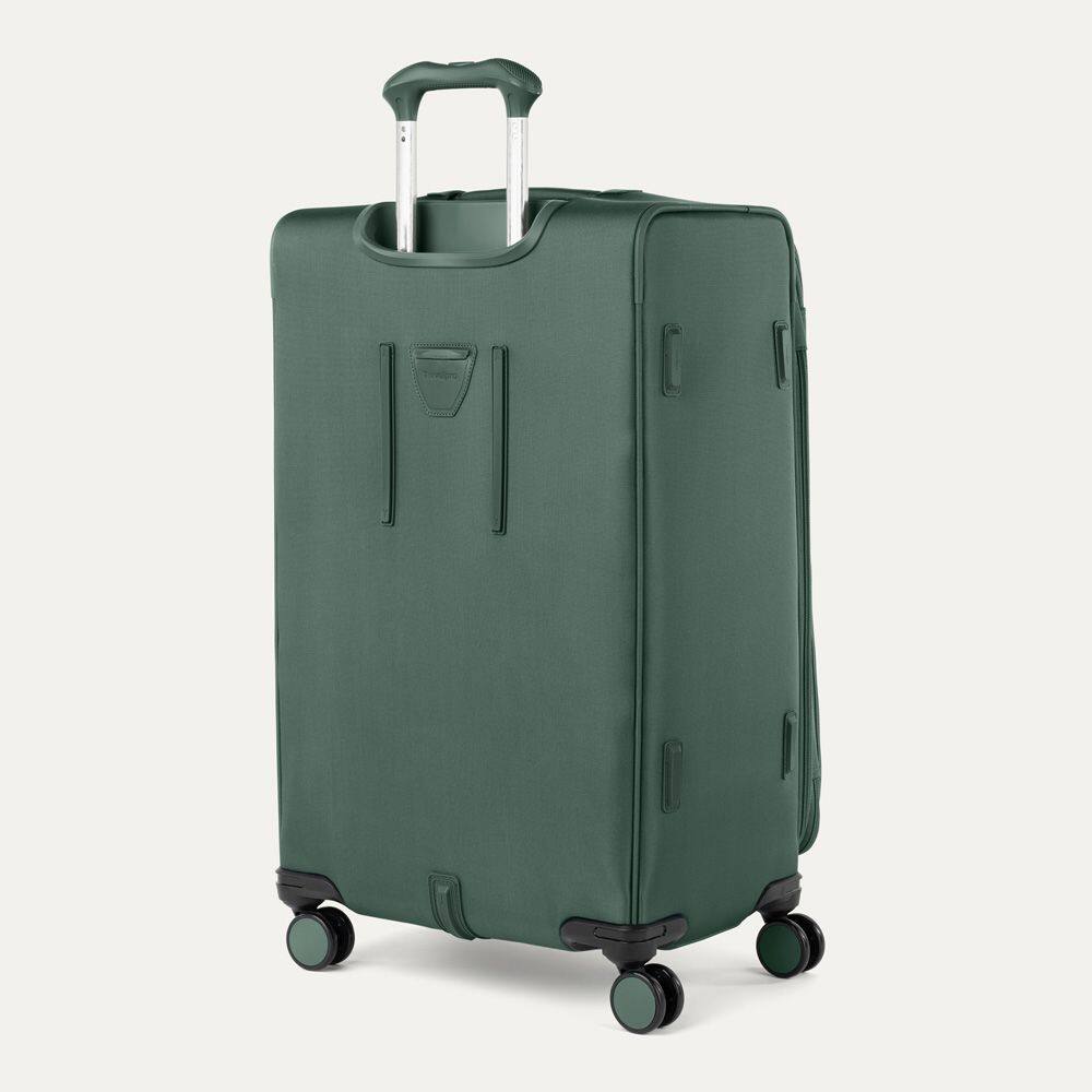 Left. Travelpro - Travelpro Versapack + Lightweight Softside Expandable 29" Checked Spinner - Desert Sage.