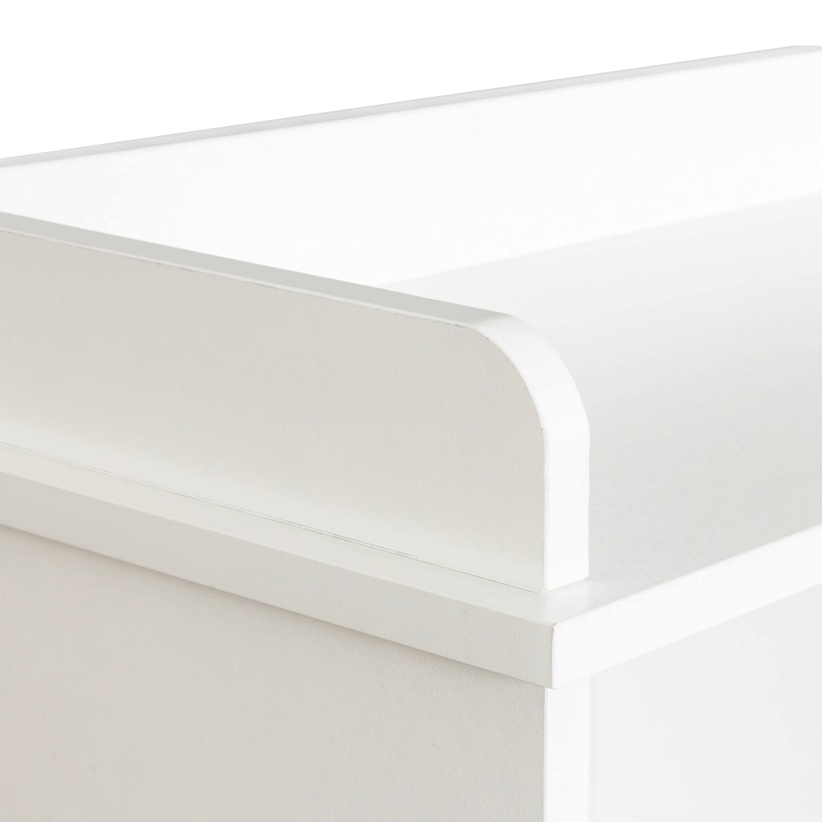 Alt View 8. Ecooso - 10 Shelf Bookcase with Cubbyhole Storage Organizer, Wooden Structure with Durable Melamine Finish and Top Shelf Display - Walnut.