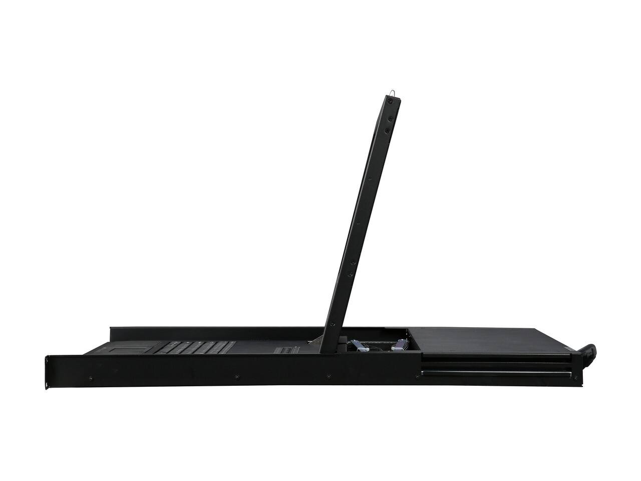 Alt View 4. Tripp Lite - 16-Port Rack Console VGA KVM Switch w/ 19" LCD 1U - Black.