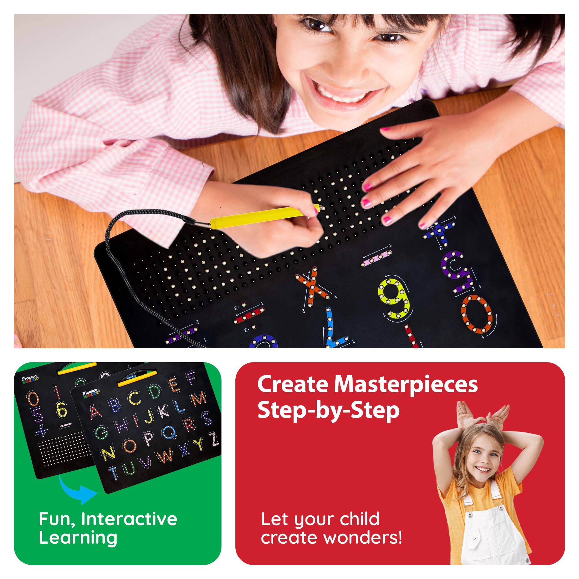 Create Masterpieces Step-by-Step

Let your child create wonders!

Fun, Interactive Learning

Ptng O 6 E 7 - UO E F

C D M A B K L

H I J R $ G P Q Z O X Y N W U V T