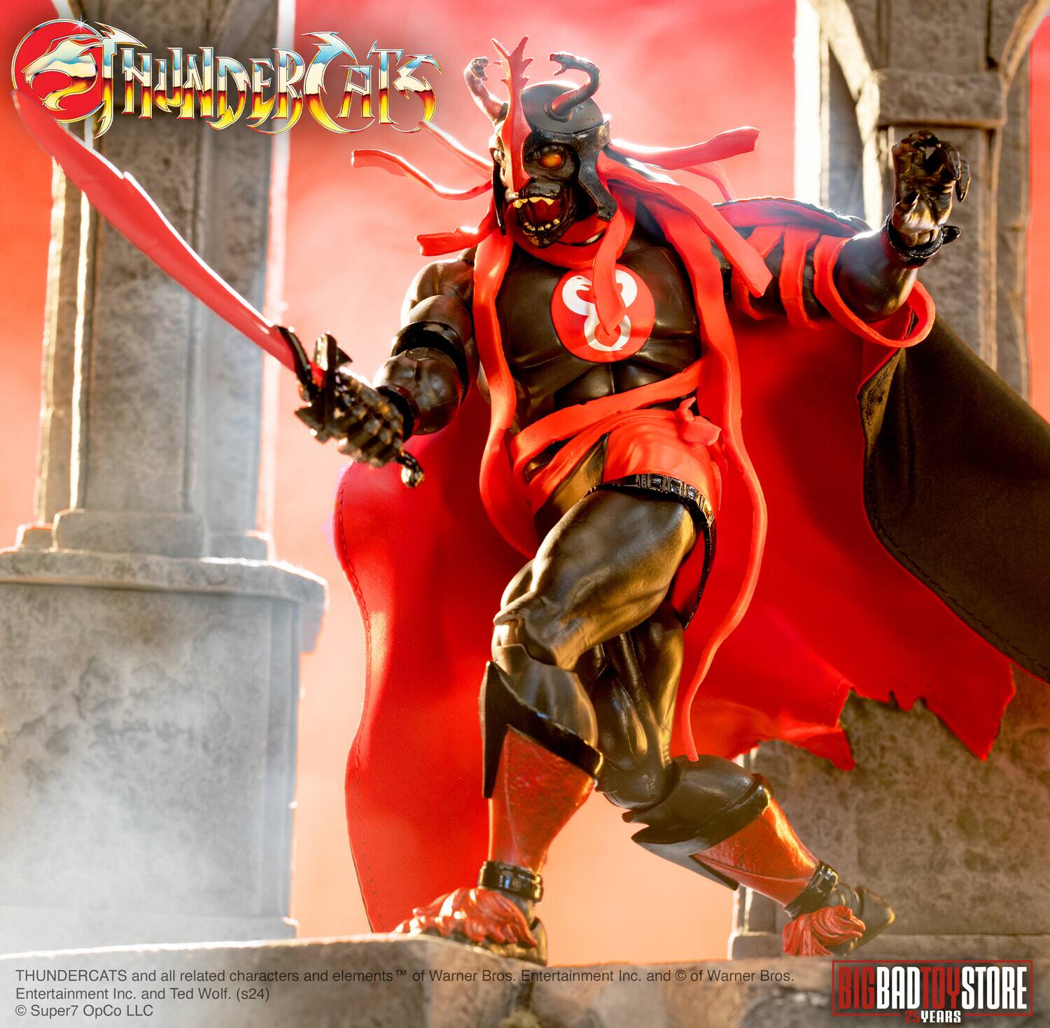 THUNDERCATS and all related characters and elements TM of Warner Bros. Entertainment Inc. and Ted Wolf. (s24)

© Super7 OpCo LLC

BIG BAD TOY STORE 20 YEARS