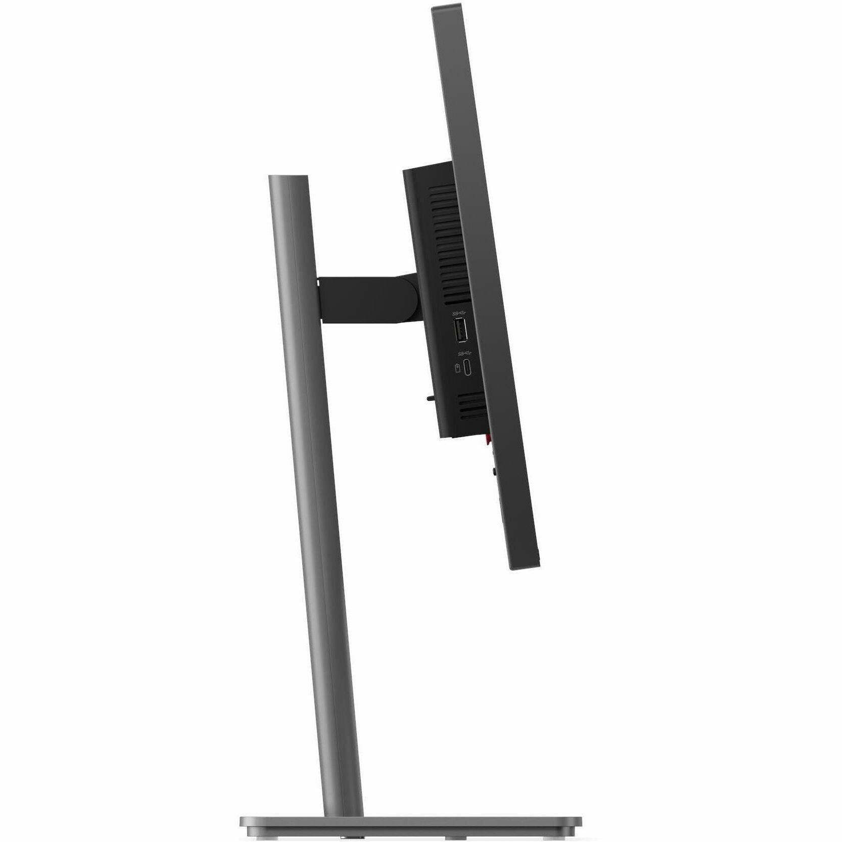 Alt View 6. Lenovo - Lenovo ThinkVision P24QD-40 24" Class WQHD LED Monitor - 16:9 - Eclipse Black - 23.8" Viewable - In-plane Switching.
