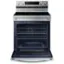 Alt View 12. Samsung - Smart Freestanding Electric Range 6.3 cu. ft. with Air Fry and Convection - Stainless Steel.