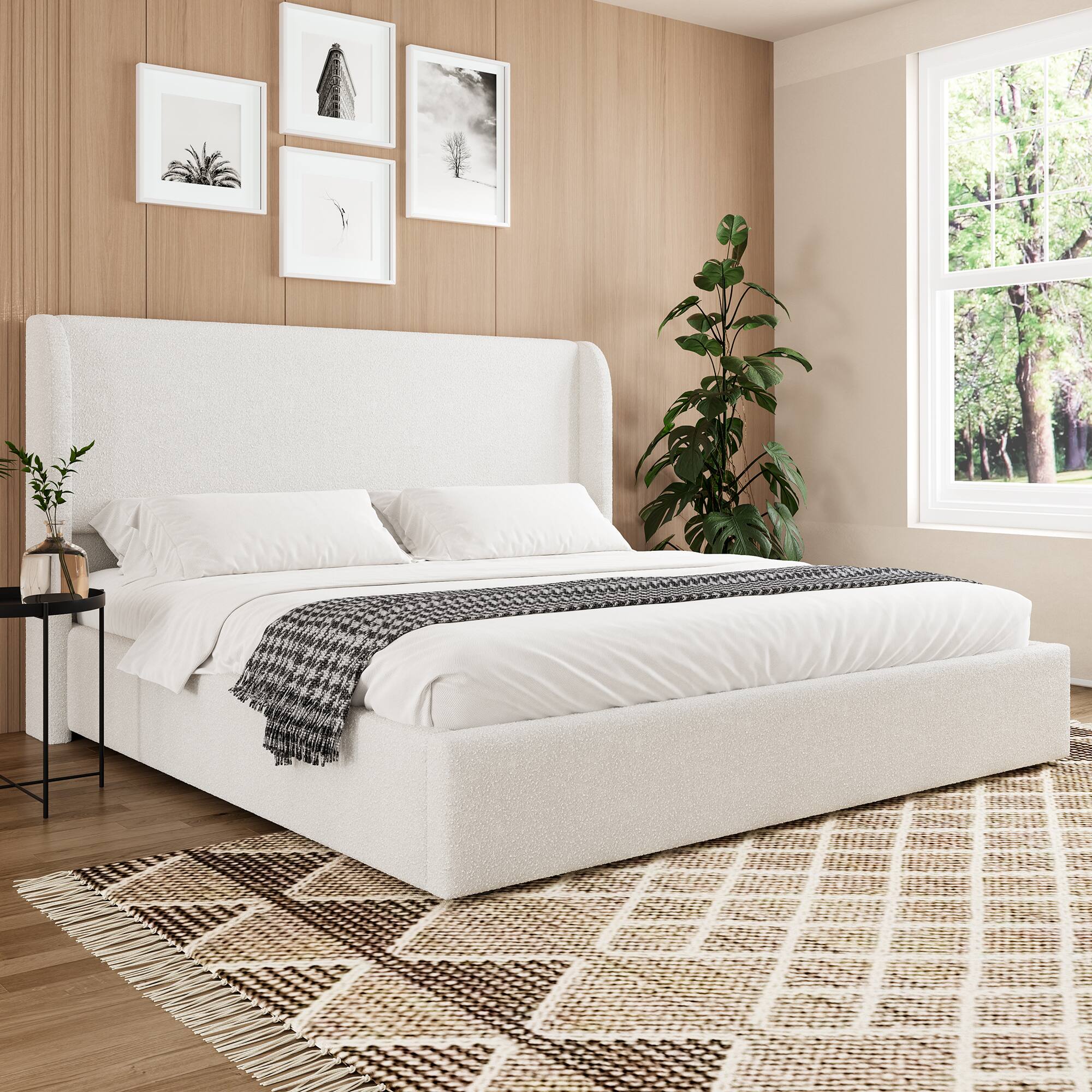 ベッドフレーム Bicksley semi-double bed(frame only) Amazon.com: Bme Chalipa 14” Solid Wood Bed Frames - Wood Platform