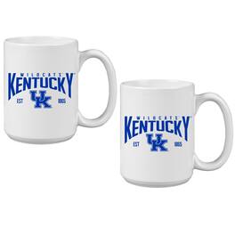 Indigo Falls - Kentucky Wildcats 15oz. Established Ceramic Mug Two-Set - Multicolor