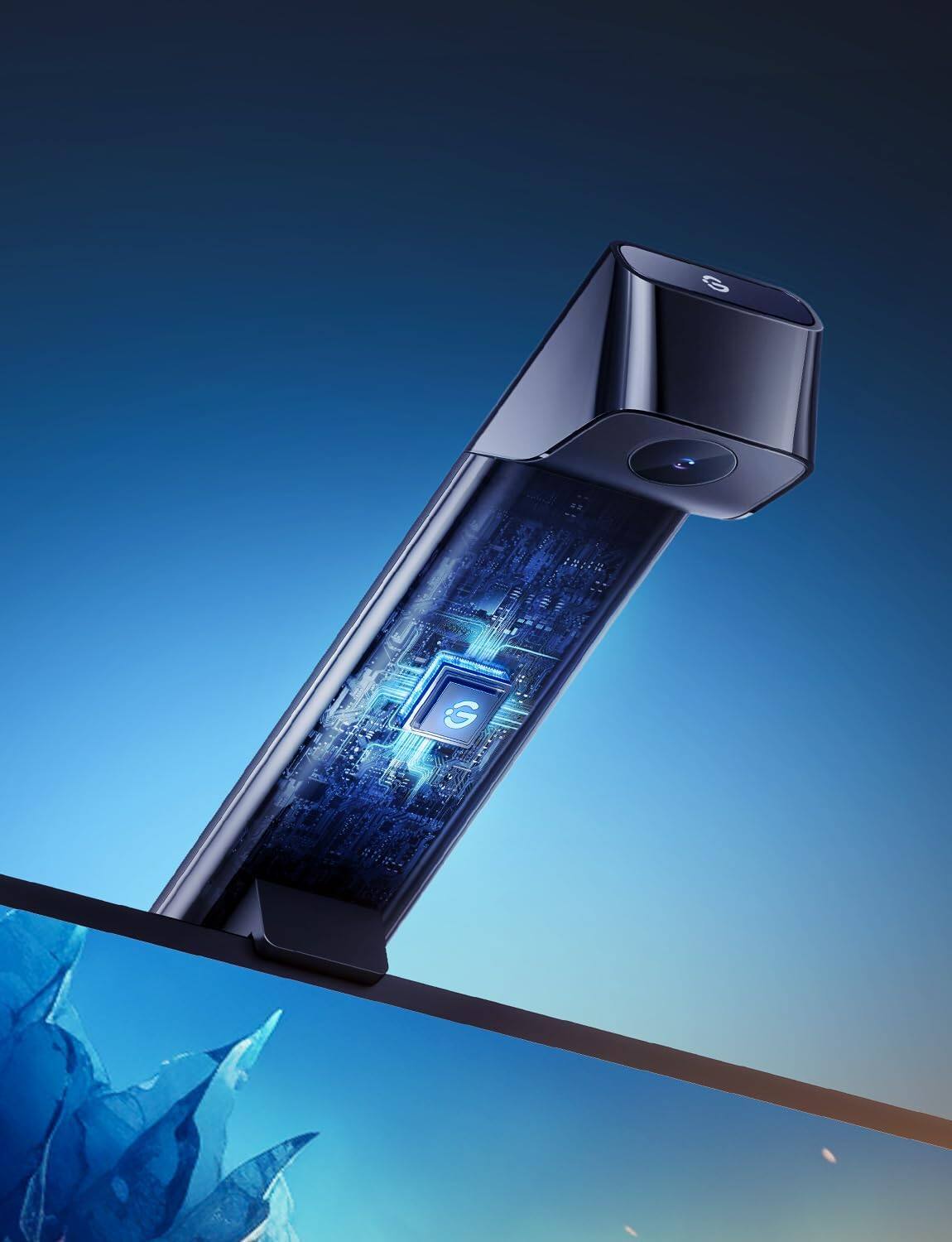 Alt View 4. Govee - Govee TV Backlight 3 Lite with Fish-Eye Correction Function Sync to 75-85 Inch TVs, Voice and APP Control, Adapter - Black.